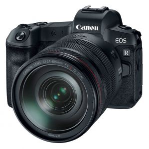 Aparat cyfrowy Canon EOS R5 + obiektyw RF 24-105mm f/4 L IS USM + karta Sandisk 128GB